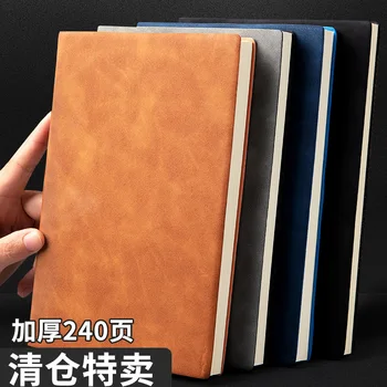 Office Notebook A5 Skin Sensory Leather Face Book Soft Copy Hand Ledger Notebook Dovanų knyga Dienoraščio knyga