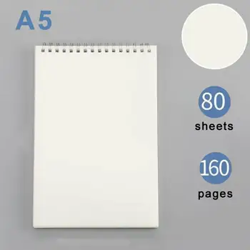 Office Notebook Premium A4 ritės bloknotas su sutirštintais puslapiais A5 palaidų lapų užrašų knygelė sklandžiam rašymui tvarkaraščių tvarkymas