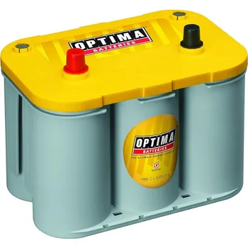 OPTIMA baterijos OPT8012-021 D34 YellowTop dvigubos paskirties akumuliatorius