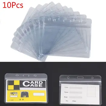 Patogios skaidrios plastikinės ID ženklelių kortelės Neperšlampamos kišeninių laikiklių biuro reikmenų maišeliai