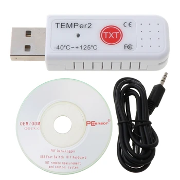 PC TEMPER2 USB termometro higrometro temperatūros duomenų registravimo įrenginys
