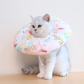 Pet Cat Recovery Collar Alternative E Collar Anti Licking Anti-Bite Protective Shield idealiai tinka atsigavimo traumų prevencijai
