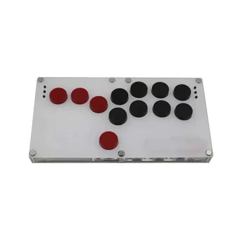 plono piršto vairasvirtė viso mygtuko arkadinis kovos valdiklis žaidimo valdiklis su karšto apsikeitimo funkcija mėgstamam arkadiniam žaidimui