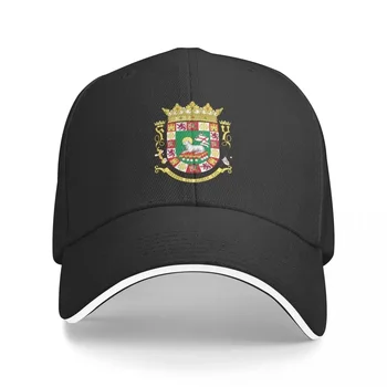 Puerto Riko herbas Beisbolo kepuraitės Polichrominės mados beisbolo kepurės Kvėpuojantis laisvalaikio lauko unisex