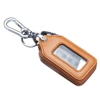 Raktų kuprinė vyrams ir moterims Automobilinis raktų pakabukas Universalus raktų pakabukas Mini rakto odinis dėklas Paprastas juosmens pakabinamas apsauginis dėklas