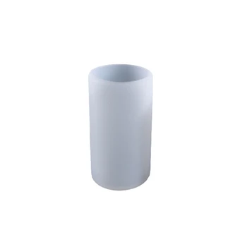 Rankų darbo cilindro kolonos žvakė UV kristalų epoksidinė derva Pelėsių tinkas Silikoninės formos 