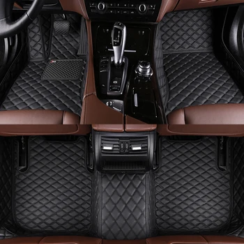 rtificial Leather Custom Automobilių grindų kilimėliai Suzuki Jimny 2018-2019 metai Interjero detalės Automobilių aksesuarai Kilimas