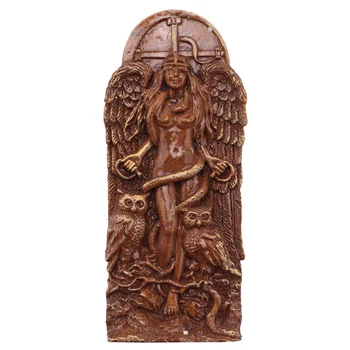 Senovės Wiccan deivės statula,altoriaus skulptūra,graikų deivės statulos mitologija Motina Žemė Gaia figūrėlės pagonių namams