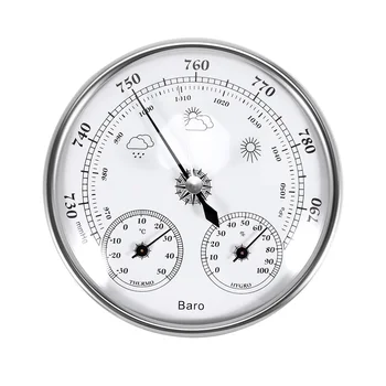 sieninis buitinis termometras higrometras Didelio tikslumo slėgio matuoklis Oro orų prietaisų barometras