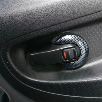 skirta Nissan NV200 2010-2018 Anglies pluoštas ABS automobilių durelių salono rankenos dubens apsaugos dangtelio apdailos priedai
