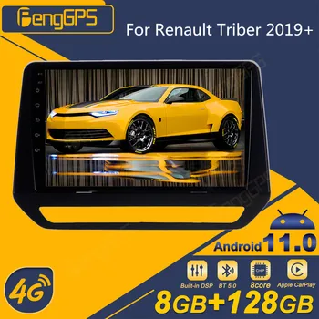 skirta Renault Triber 2019+ Android Car Radio 2Din stereo imtuvas Autoradio Multimedia Player GPS Navi pagrindinio bloko ekranas