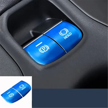 skirta Toyota Corolla 2019-23 rėmo apdailos mygtuko apdaila 2vnt ABS plastikinių priedų funkcija Mėlynas mygtukas Rėmo apdaila