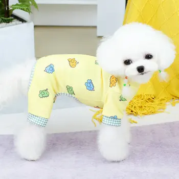 Small Dog Rompers Pavasario rudens šunų drabužiai Kombinezono pižama Yorkies Pomeranijos Shih Tzu Maltos pudelis Bichon drabužiai Augintinio kailis