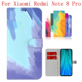 Sunjolly Case for Xiaomi Redmi Note 8 Pro Wallet Stand Flip PU Phone Case Cover coque capa Xiaomi Redmi Note 8 Pro Case Cover