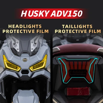 SYM lempai skaidri apsauginė plėvelė HUSKY ADV150 motociklų priedai Priekinių žibintų ir galinių žibintų spidometro lipdukai