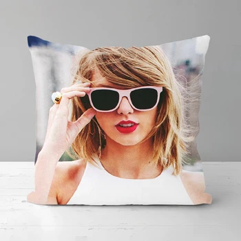 T-Taylor Swift dekoratyvinės pagalvės svetainei Pagalvių užvalkalai Dekoratyvinės sofos pagalvėlės pagalvėlės pagalvėlės užvalkalas 45*45 Lovos namai