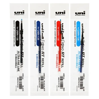 UNI UMR-83 Pen Refill 0,38 MM Juoda Raudona Mėlyna Juoda UMN-138
