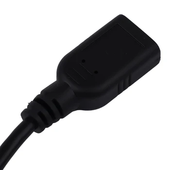 USB adapteris ABS įrankis 1pc 4Pin Juoda jungtis Radijas Stereo Praktinis pakeitimas Naudinga Visiškai nauja aukšta kokybė
