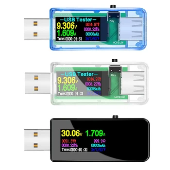 USB testeris DC skaitmeninis voltmetras ampermetro įtampos ampermetro detektorius Mobiliojo įkroviklio indikatorius