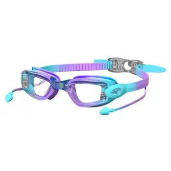 Vaikų plaukimo akiniai Maudymosi akiniai Apsauga nuo rūko Patogus dirželis 100 apsauga nuo UV spindulių Aiškus matymas Nėra nutekėjusių jaunimo maudymosi akinių