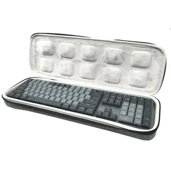 vandeniui atsparus klaviatūros laikymo krepšys smūgiams atsparus kietas EVA klaviatūrų dėklas nešiojamas dulkėms atsparios klaviatūros nešiojimo dėklas, skirtas Mx mechaniniam