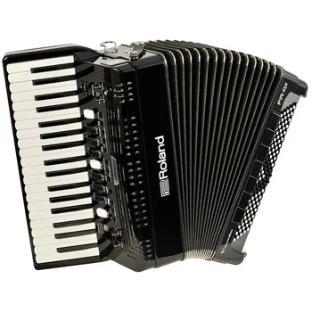 VASAROS IŠPARDAVIMŲ NUOLAIDA Best Sale prekyboje naujam V-Accordion FR-8X Black Electronic akordeonui