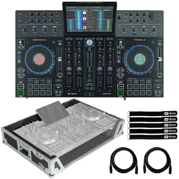 VASAROS IŠPARDAVIMŲ NUOLAIDA Pirkite užtikrintai Naujas Denon Prime 4 4 4 denių atskira DJ valdiklių sistema w 10