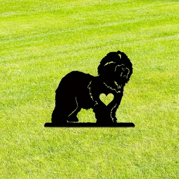 Vivid Beagle sodo kuolas Geležies meno siluetas metalinis kiemo ženklas Kiemo dekoras Dekoras Sodas Lauko dekoravimas Kūrybinis proginis