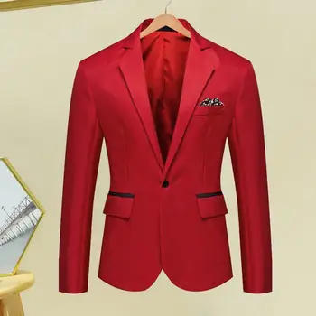 Vyriško kostiumo paltas Elegantiškas vyriškas oficialus verslo kostiumo švarkas su 