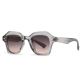 YOOSKE Vintažiniai apvalūs akiniai nuo saulės moterims Vyrai Prabangus prekės ženklas Dizaineris Siauro rėmelio akiniai nuo saulės Ladies Ins Populiarūs akiniai UV400