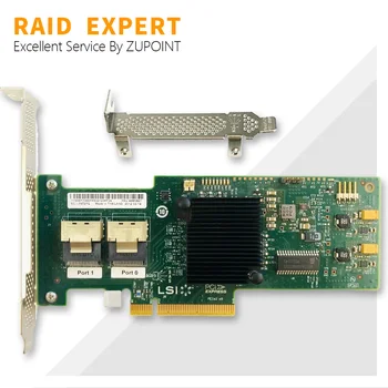 ZUPOINT LSI SAS 9220-8i 8 prievadų 6Gb/s PCIe HBA RAID SATA valdiklio kortelė