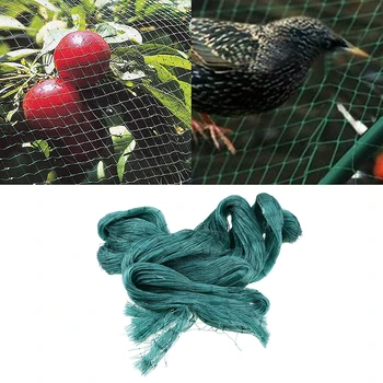 Žaliasis apsaugos nuo paukščių tinklas 6x4M sodo tinklelis apsaugo augalus ir vaismedžius Daugkartinio naudojimo apsauginis tinklas Kenkėjų kontrolės įrankis