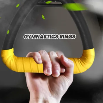 2Vnt Gimnastikos žiedas Nešiojamas gimnastikos žiedas Sporto salė Pečių jėga Pagrindinis Fitneso treniruočių įranga-1M