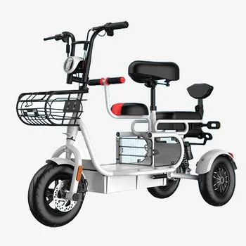 3 Ratas 12 colių padanga Senyvo amžiaus Kita 8-20ah Elektrinė ličio baterija Cargo E dviratis City motoroleris