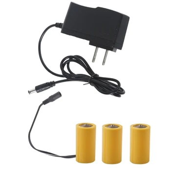 4.5V LR6 LR14 C Eliminatorių kabelis Pakeiskite 3Vs 1.5V LR14 C baterijas LED šviesos žaislinių durų varpams