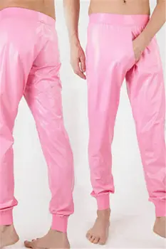 fashion 100%Latekso kelnės Guminės vakarėlio klubo rožinės laisvalaikio kelnės Maudymosi kostiumėliai 0.4mmS-XXL