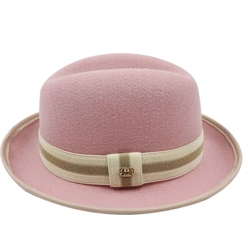 FedoraHat kiaulienos pyrago skrybėlė Vyrų ir moterų klasikinė džentelmenų skrybėlė Vokiška skrybėlė Britų skrybėlė Panamos džiazo skrybėlė