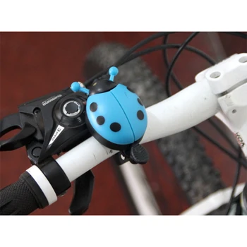Fun Bike Bells Alarm Horn Bicycle Air Sound Ladybug Bell Ladybird Alarm Bike Handlebar Horn Cycling Safety Accessories Bell Ring