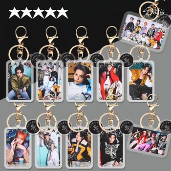 Kpop Idol Stray Kids akrilinis raktų pakabukas Nauji raktų pakabukų priedai 5-STAR raktų pakabuko raktų pakabuko dovanų gerbėjų kolekcija