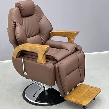 Pigūs kirpėjai Hidraulinės kėdės grožio salonas Profesionali estetinė kėdė Darbo kėdė Taburetes de Bar Barbershop baldai