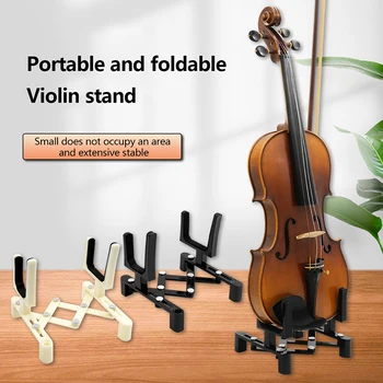 Reguliuojamas smuiko stovo laikiklis Nešiojami styginių muzikos instrumentų priedai Ištraukiamas sulankstomas smuiko laikiklis Kempinė