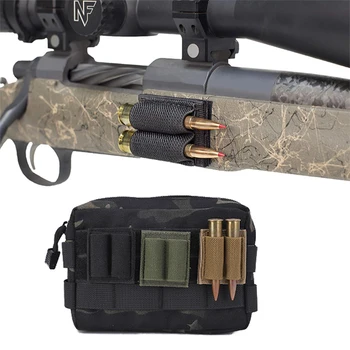 Taktinis amunicijos maišelis 7.62MM užpakalinis užtaisas Mini maišelis Pistoletas Airsoft kulkų krepšys Airsoft pistoleto šautuvo šovinio laikiklis Medžioklės įranga
