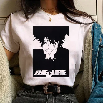 the Cure marškinėliai moteriški gatvės drabužiai merginos 2000-ųjų drabužiai