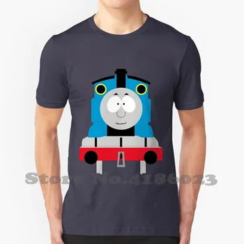 Thomas In Style Cool Design Madingi marškinėliai Tee Thomas tanko variklis Traukinio stilius Juokingas lokomotyvas